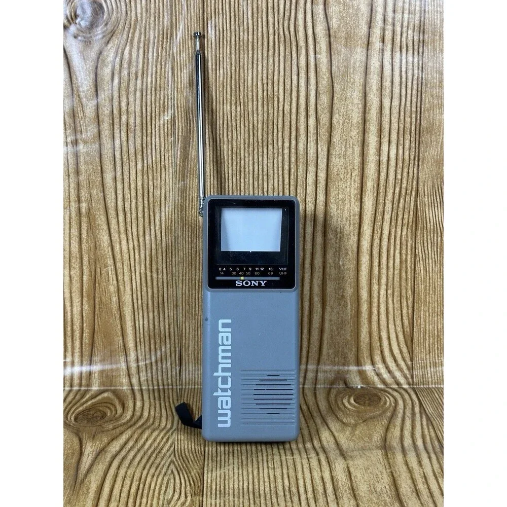Vintage Sony‎ Watchman FD-10A Handheld Pocket TV VHF/UHF PARTS ONLY READ
